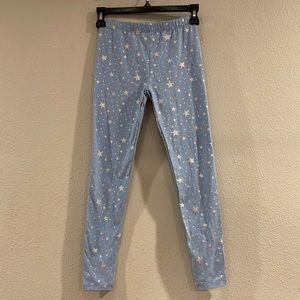 Vigoss star print sky blue leggings, Sz 14
